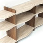 Hanah Home Flusso - Travertino, Walnut